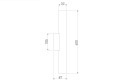 Светильник настенный ELEKTROSTANDARD Langer 1 кв.м, LED