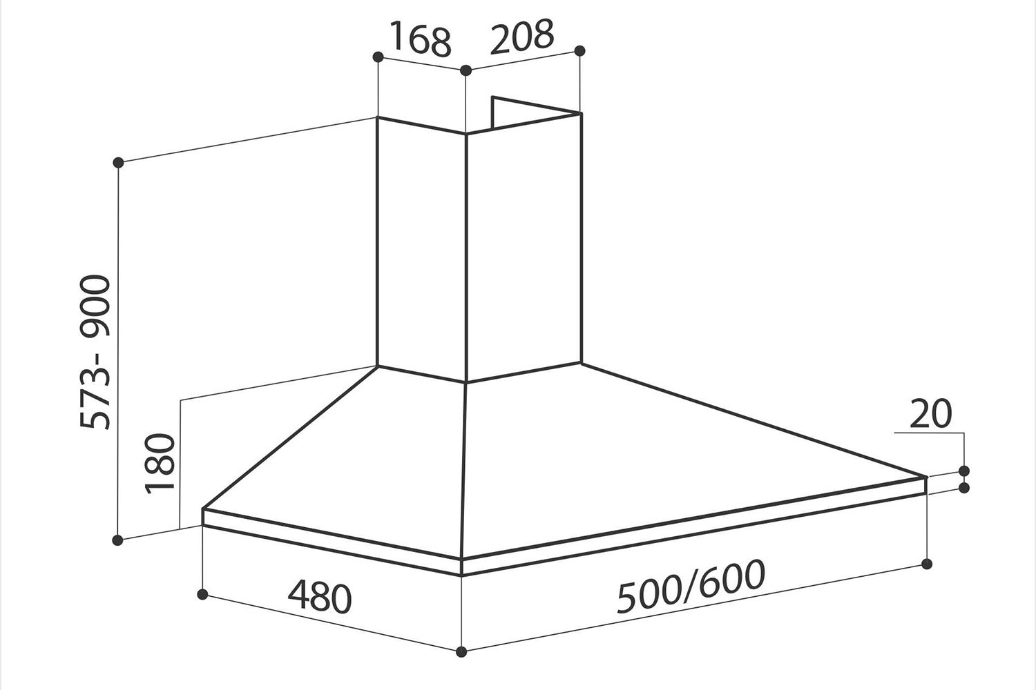 Вытяжка BASIC 600