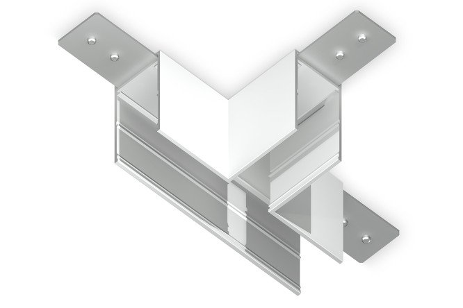 Изображение товара Т-образный коннектор AMBRELLA LIGHT для трековых систем магнитный 220V белый