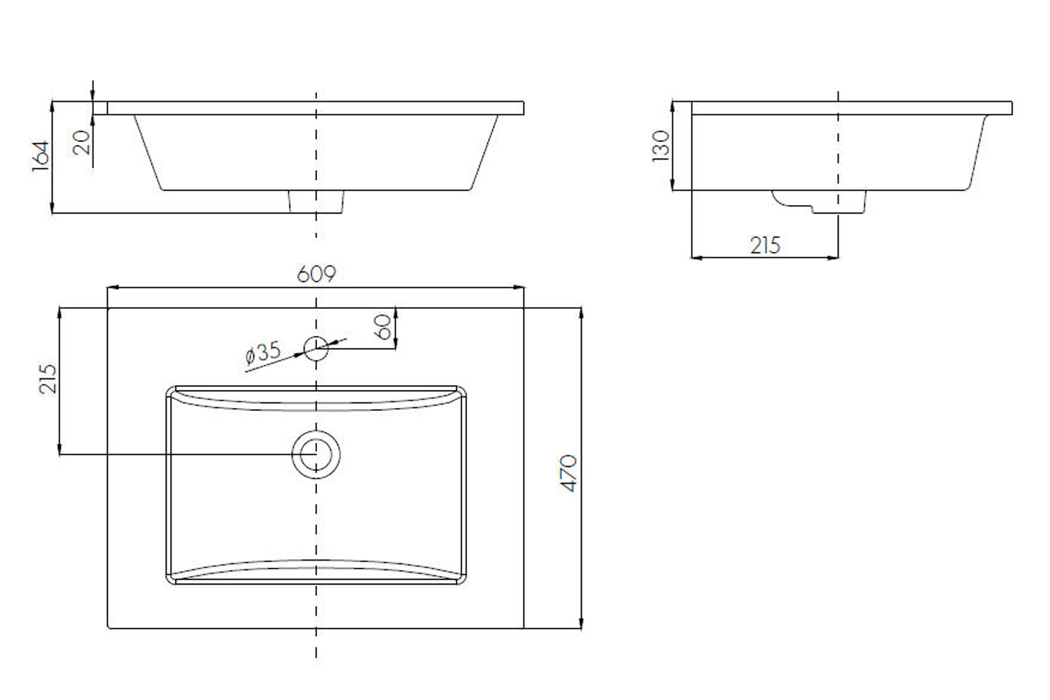 фото Умывальник quadro sanita luxe