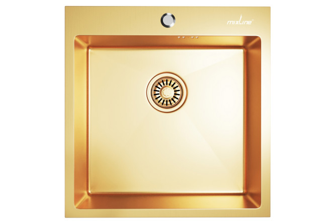 Изображение товара Мойка врезная MIXLINE Pro 550548 выпуск 3 1/2 50х50х20 см
