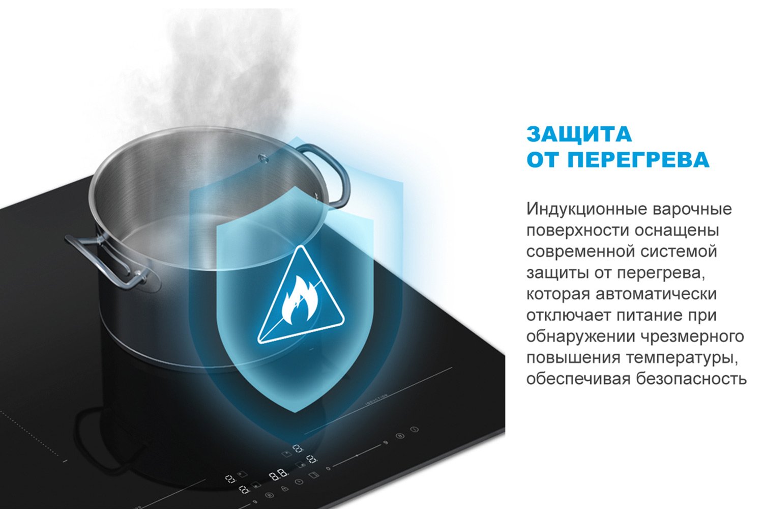 Индукционная панель MIDEA MIH 64707F 59 см