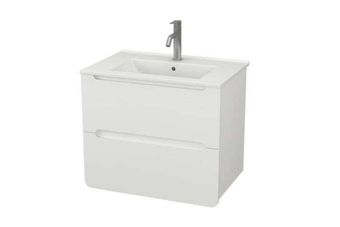 Изображение товара Подвесная тумба Orinoko 71 см с раковиной белая для ванной комнаты
