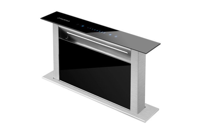 Изображение товара Встроенная плоская-слайдерная вытяжка MAUNFELD Prestige 90 Black 88 см