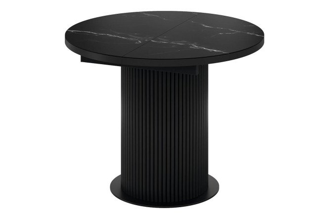 Изображение товара Обеденный раздвижной стол Эридан 100х76х100 см с стеклом и ЛДСП