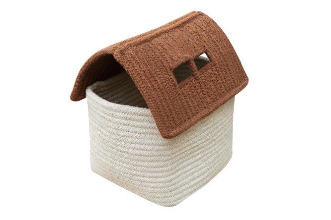 Изображение товара Корзина с крышкой LORENA CANALS Домик Тофи 22х22х34 см