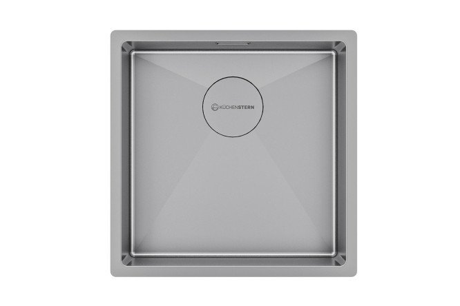 Мойка врезная KuchenSTERN AISI 304 R10 KRAFT 45 500SS50 44х44х20 см