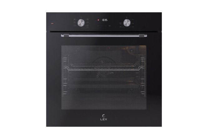 Изображение товара Электрический духовой шкаф EDP 671 BL MAX черный нержавеющая сталь 78 л 7 режимов