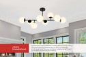 Люстра потолочная IN HOME Aurora 20 кв.м., 95x43.5x34.3 см, G9