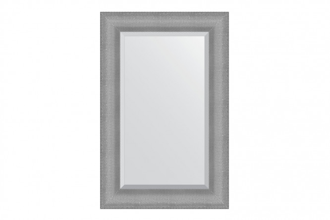 Изображение товара Настенное зеркало с фацетом в багетной раме EVOFORM BY 3935 серебряная кольчуга 57х87 см