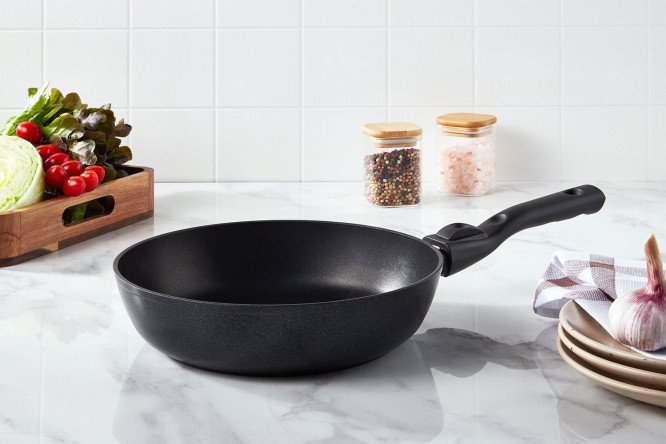 Изображение товара Сковорода VANHOPPER Carat 24 см с съёмной ручкой