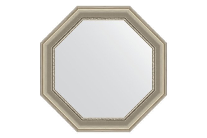 Изображение товара Настенное зеркало в багетной раме EVOFORM Octagon BY 3795 76.6х76.6 см хамелеон