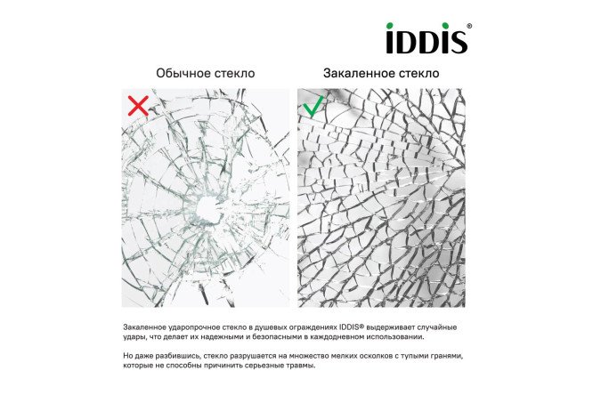 Душевая перегородка настенная IDDIS Slide Walk In SLI8GS2i23