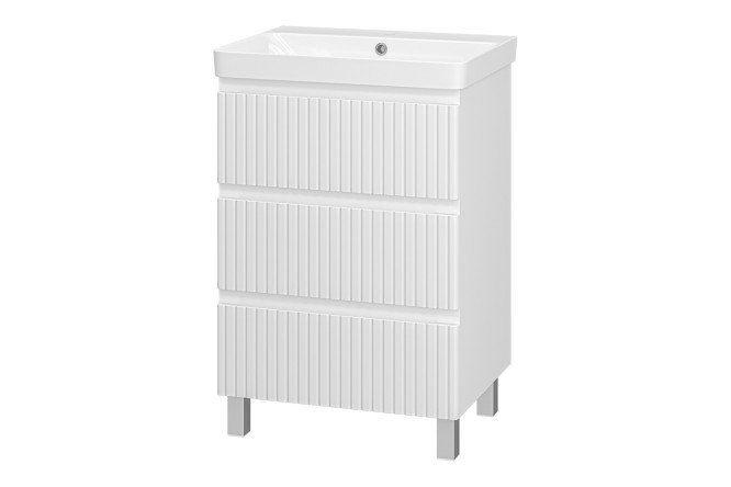 Изображение товара Тумба напольная Victory 60 VIC-07060-0103 с 3 ящиками и раковиной