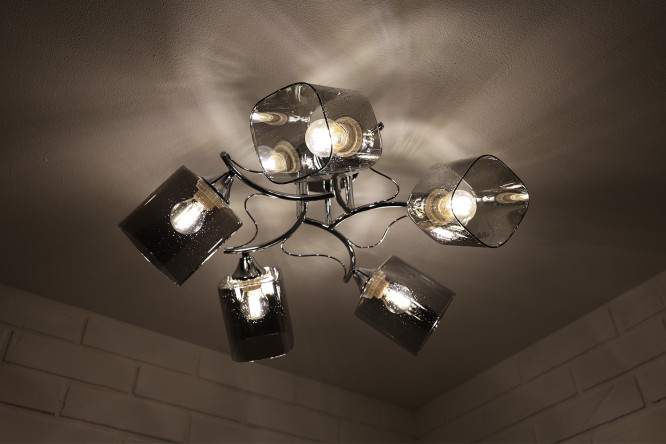 Люстра SCHAFFNER Molto 22 кв.м., 59x25x59 см, E27