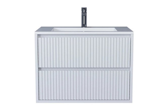 Изображение товара Подвесная тумба для ванной Next 3930205165 70 см с раковиной белая