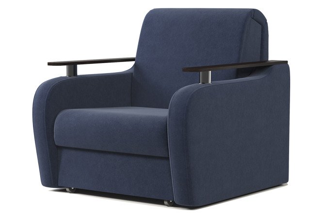 Изображение товара Кресло-кровать Гранд Д с механизмом аккордеон велюр размеры 114х95х110 см