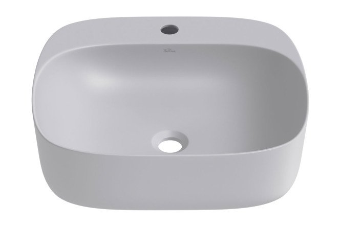 Изображение товара Накладная раковина Ideal 326908000 50х15,5х42 см фарфор серый матовый