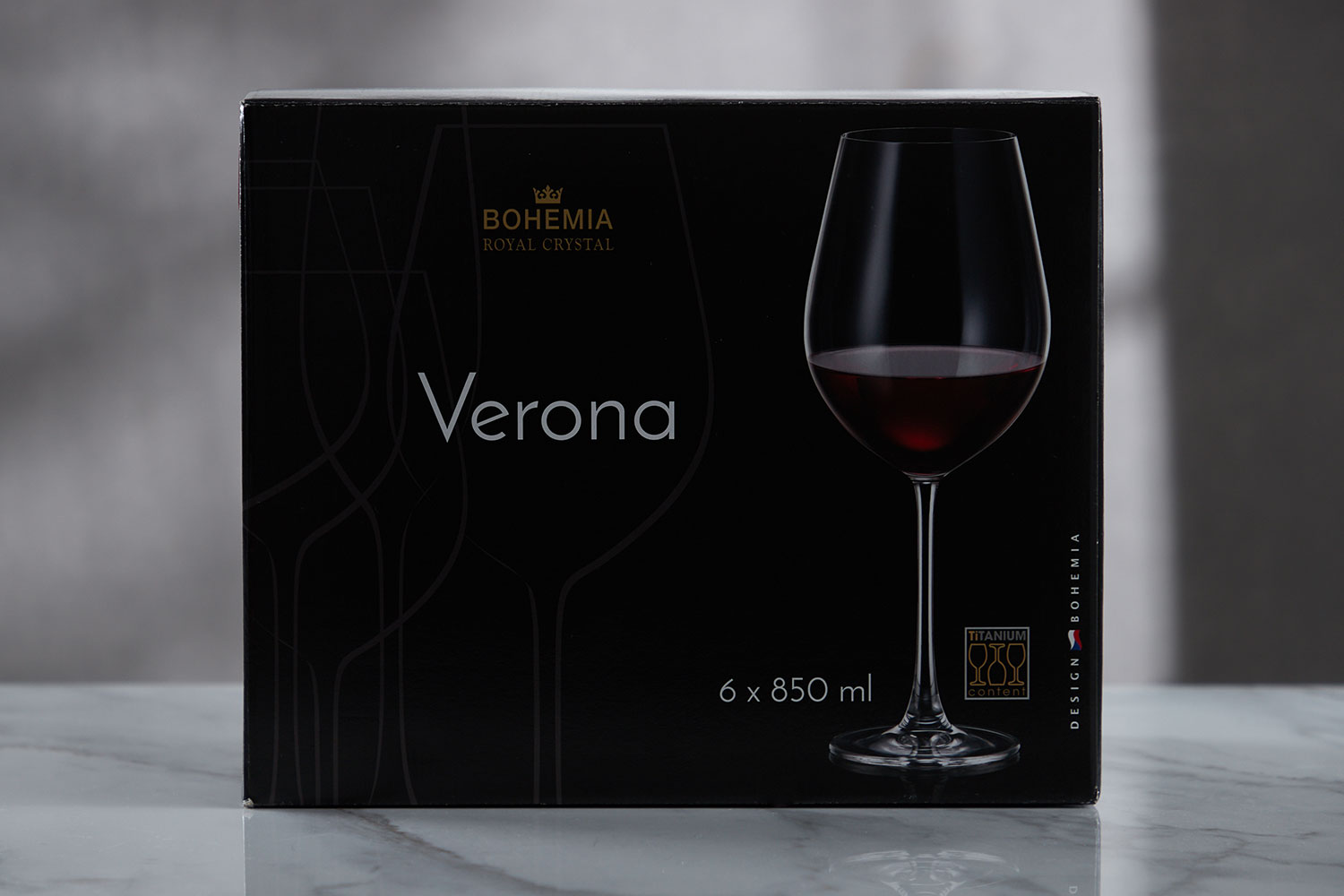 фото Набор бокалов для красного вина verona hoff