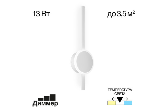Бра LED CITILUX Стиг 3.5 кв.м, LED