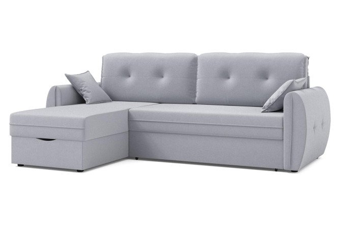 Изображение товара Угловой диван-кровать Рокки с механизмом дельфин, размеры 233х90х156 см