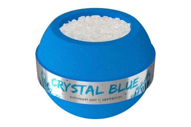 Шар для ванны Crystal blue бурлящий