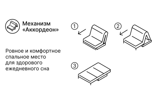 Диван-кровать DREAMART Дрезден