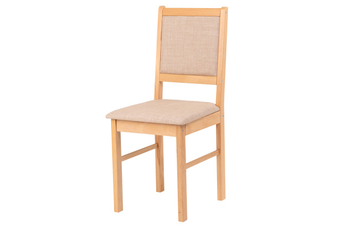 Изображение товара Обеденный стул Eco Стивен 36х90х40 см с рогожкой и буковыми ножками