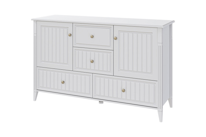 Изображение товара Комод Мэгги с 4 ящиками и 2 дверями для хранения вещей