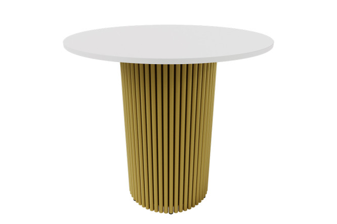 Изображение товара Стол Trubis Wood с трубчатым подстольем 80х75х80 см для кухни и столовой