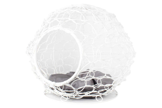 Изображение товара Домик для животных Кокон большой из вельвета с съёмной подушкой