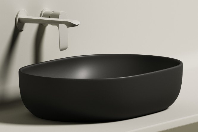 Умывальник накладной CERAMICANOVA Element CN6047MB 60х13.5х41.5 см