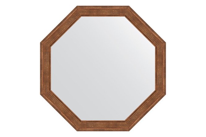 Изображение товара Настенное зеркало в багетной раме EVOFORM Octagon 59x59 см из сухого тростника