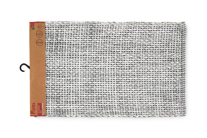 Изображение товара Коврик для ванной комнаты Wavy 50x80 см из хлопка с латексной подложкой