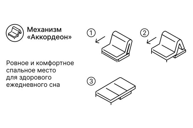 Диван-кровать DREAMART Канзас