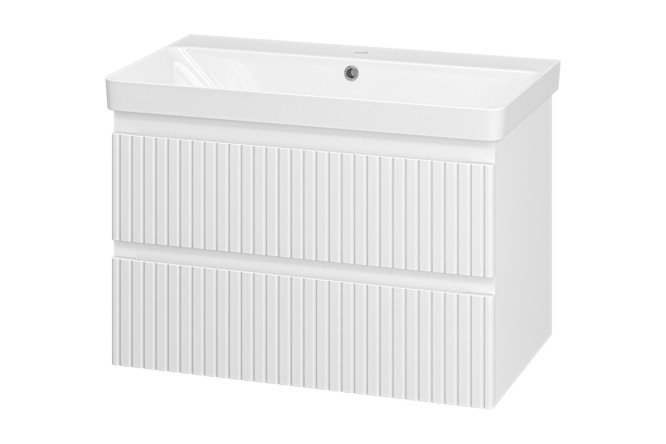 Изображение товара Тумба подвесная Victory 80 VIC-09080-0102 с раковиной белая