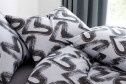 Комплект постельного белья НОЧЬ НЕЖНА Dark love 145х215 см, 1,5 спальный