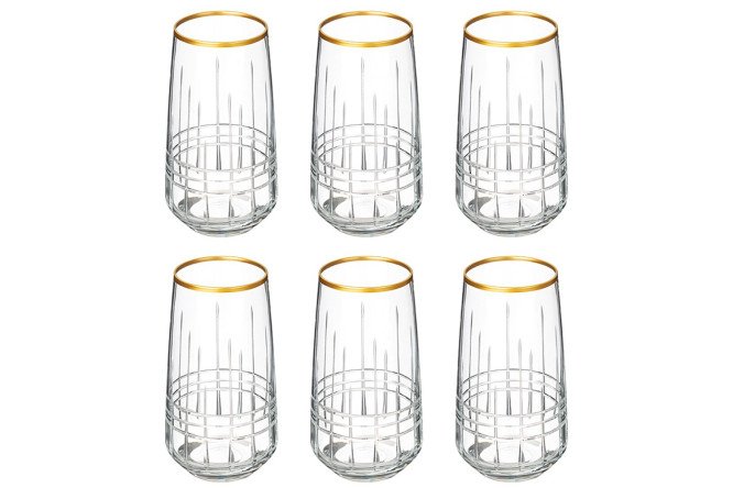 Изображение товара Набор стаканов 197-1018 480 мл, Стекло, 6 шт.