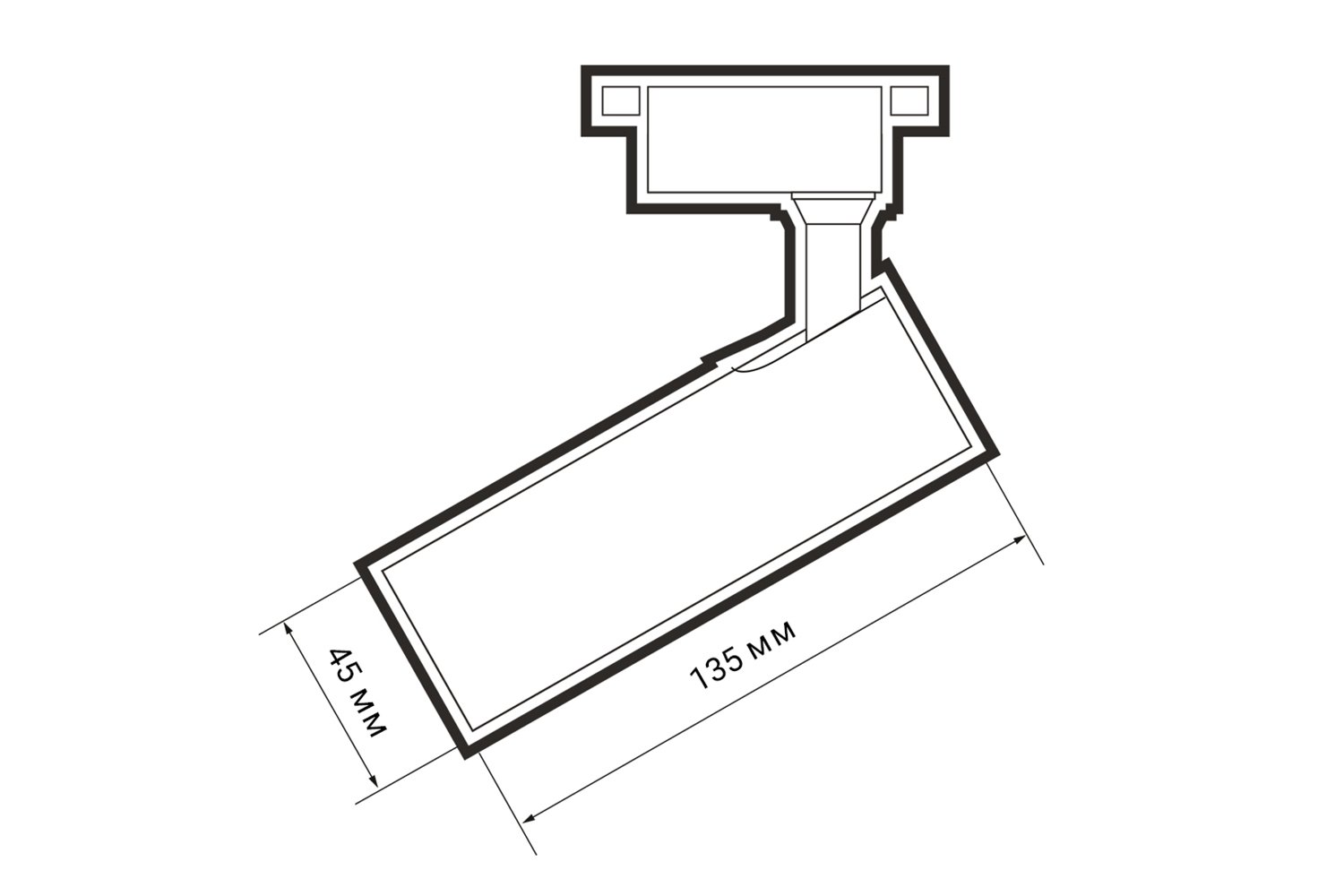 Прожектор трековый JAZZWAY PTR 0610