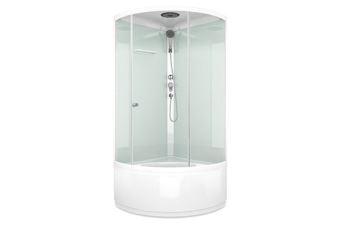 Изображение товара Душевая кабина MELODIA DELLA VITA Jive MB02002, универсальный угол 90х218 см