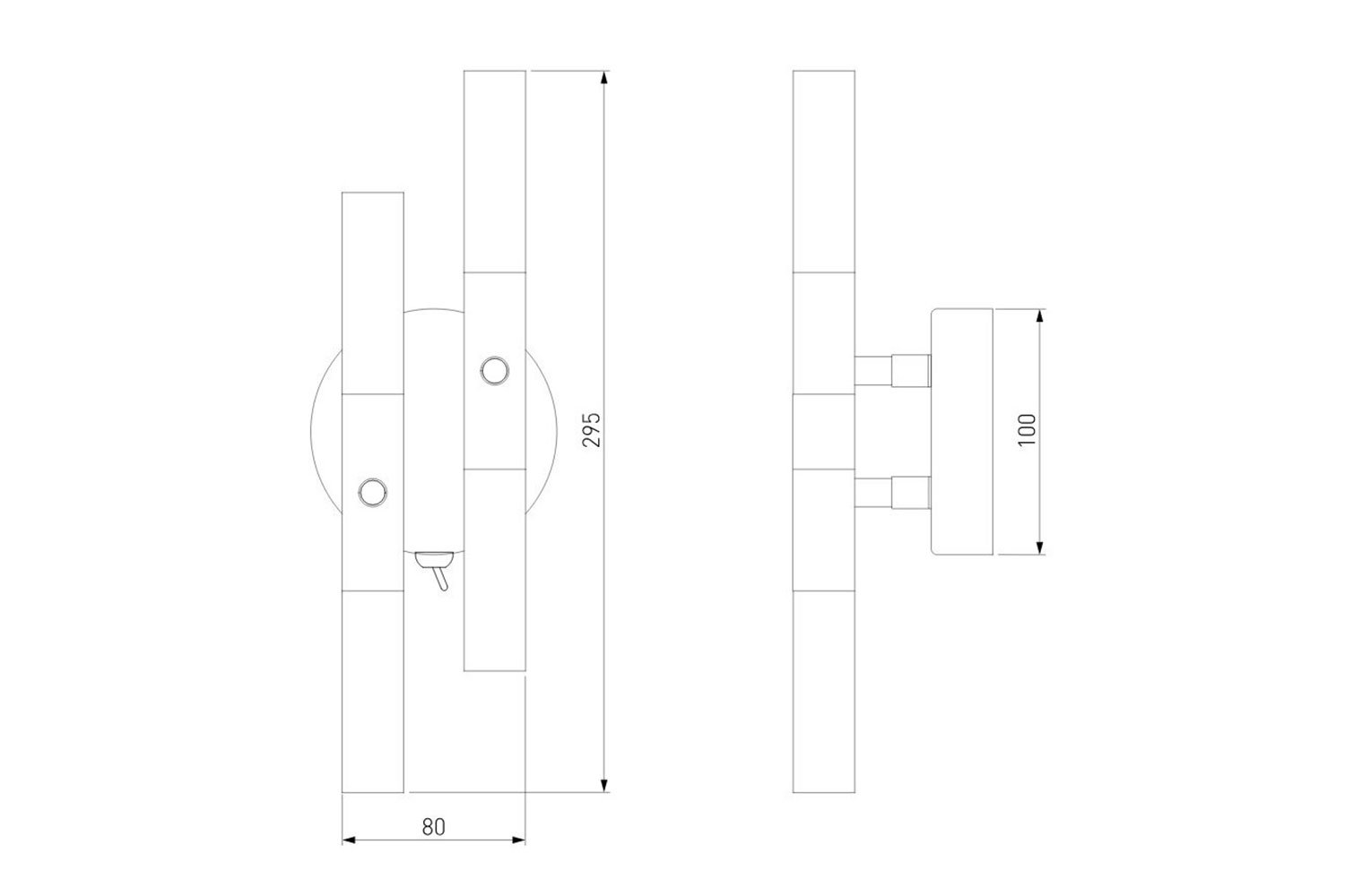 Светильник настенный BOGATE'S Bastone 3 кв.м, G4