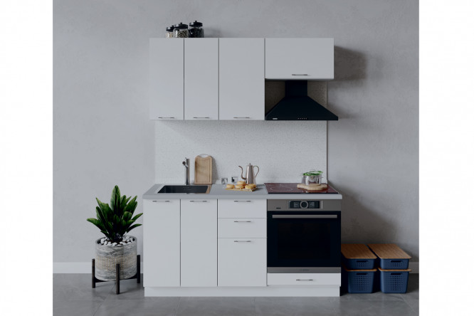 Изображение товара Кухонный гарнитур Весна 160x213,2x47,8 см белый глянец