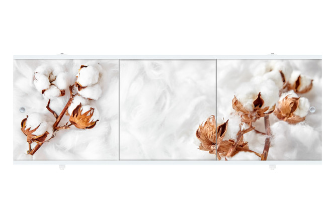 Изображение товара Раздвижной экран под ванну Premium Collection Прохлада 148х56 см