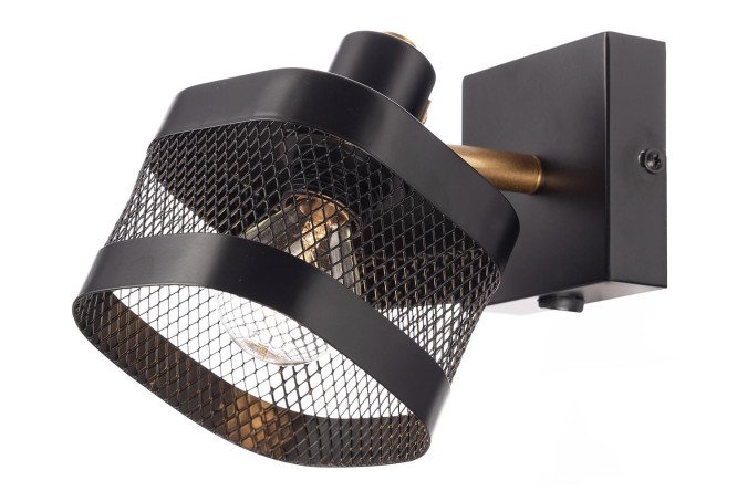 Изображение товара Спот CITILUX Хаген CL531515 с выключателем черный 10x14 см