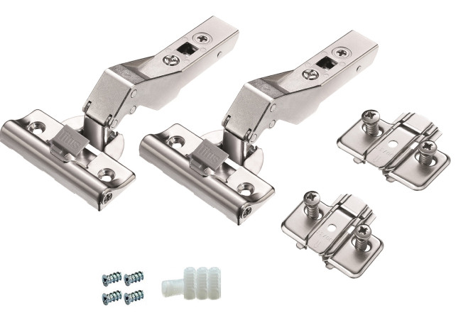 Комплект петель Titus T-type glissando 701-0E56-650-00-K01 с доводчиком