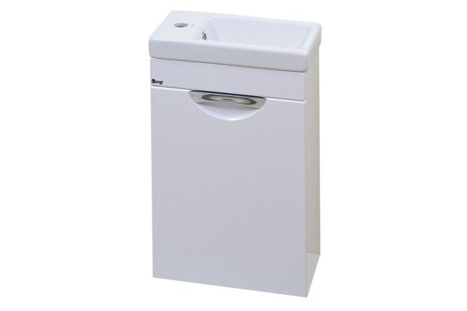 Изображение товара Тумба подвесная Милли левая 38.8 см, цвет каркаса белый, фасада белый