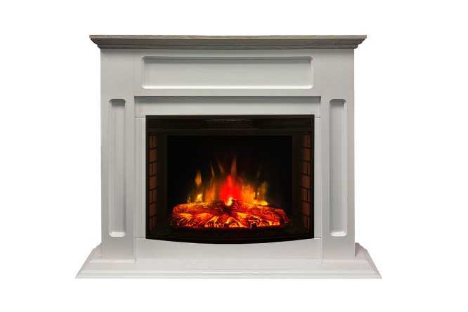 Каминокомплект RealFlame Bari 25.5 WTM-F511 + Evrika 25,5 LED напольный