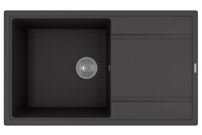 Изображение товара Врезная кухонная мойка Липси 860 из кварцевого композита с крылом