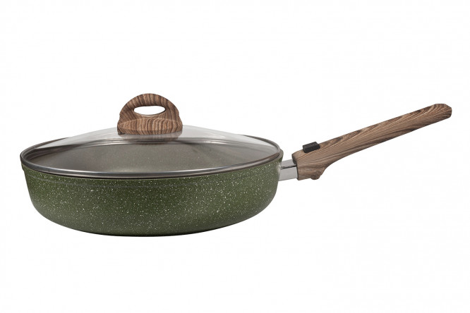 Изображение товара Сковорода глубокая с крышкой PANAIRO OliverStone 28 см