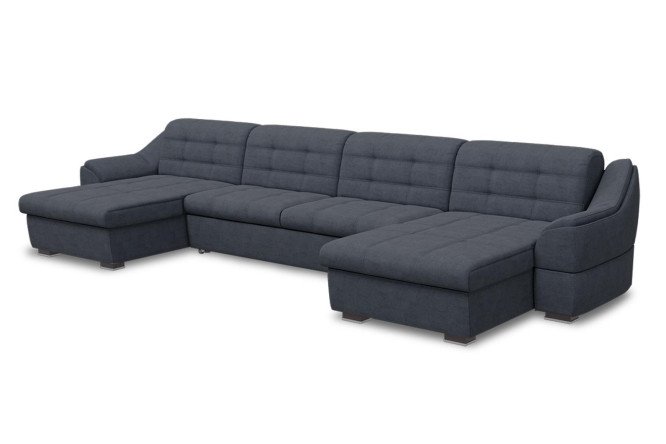 Изображение товара П-образный диван-кровать Антарес с механизмом Дельфин, размеры 443х92х175 см